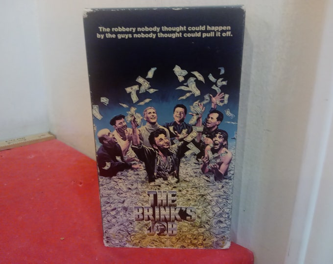 Vintage VHS Tape, "The Brinks Job" Starring Peter Falk, 1986~