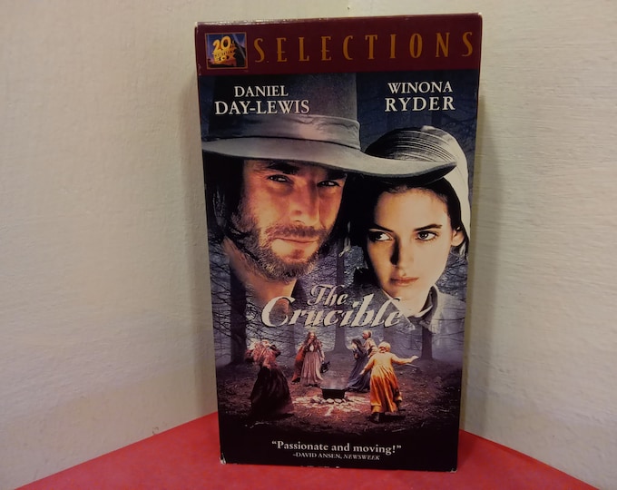 Vintage VHS Movie Tape, The Crucible, Winona Ryder, 2000~