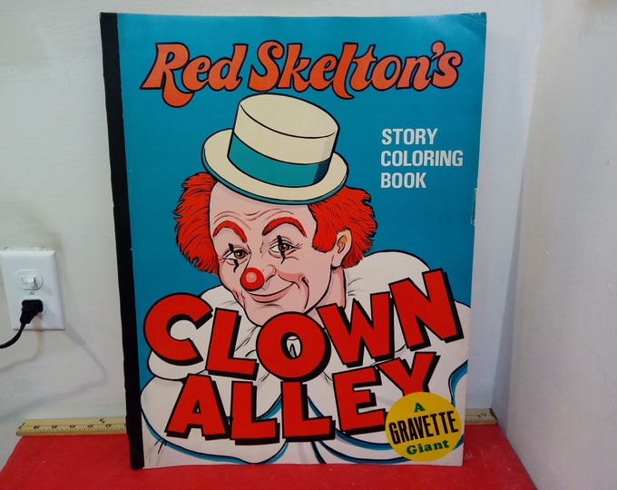 Vintage Story Coloring Book, Red Skeleton's Story Coloring Book, 1975#