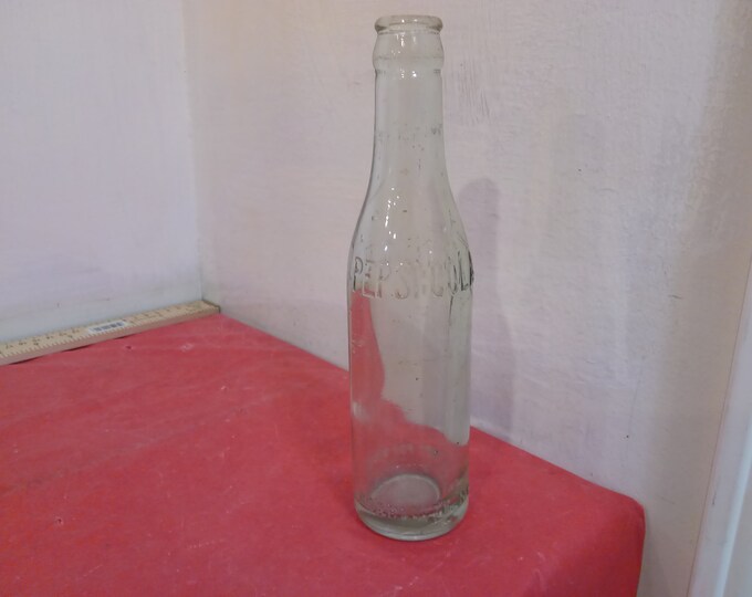 Vintage Soda Bottle, Embossed Pepsi Bottle 6 1/2 Oz, Not for Sale on Bottle, Charlotte N.C.