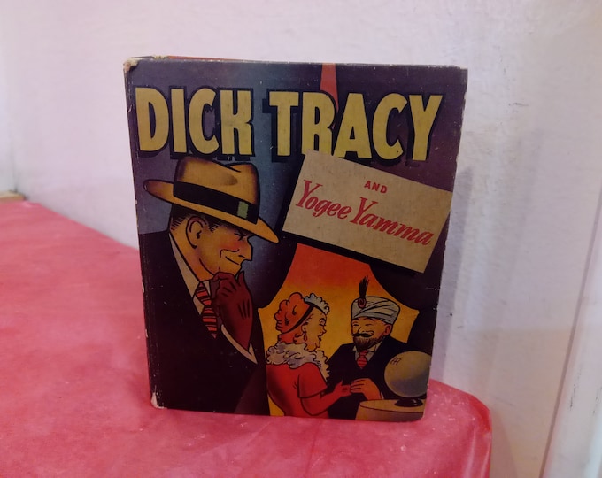 Vintage Big Little Book, Dick Tracy, Various Titles, On the High Seas or Yogee Yamma, 1940's