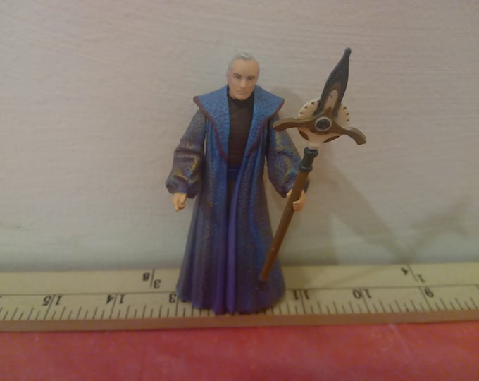 Vintage Star Wars Action Figure, Chancellor Valorum by Hasbro, 1998