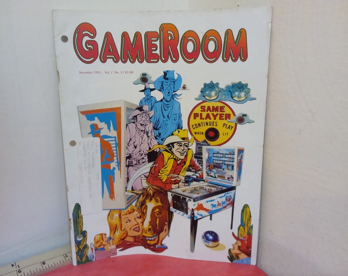 Vintage Gameroom Magazines for Arcades, Bowling Alleys, and Home Gameroom's, 1990's