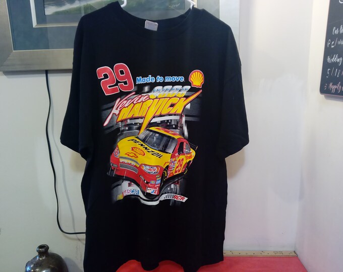 Collectible Nascar T-Shirt, Kevin Harvick Penzoil #29 X-Large T-shirt for 2008 Racing Schedule, 2007#