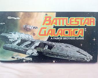 Vintage Board Game, Battlestar Galactica by Parker Brothers, 1978#