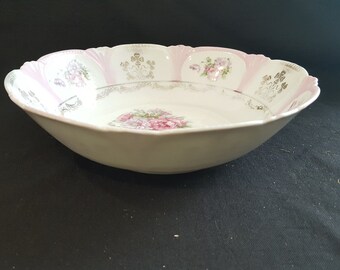 Vintage Flowered Bowl, 1950's*