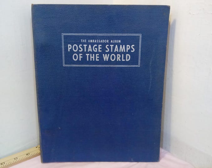 Vintage Stamp Collecting Albums or Catalogue, Scott's Catalogue 1964, The Ambassador Album, or The New World-Wide Postage Stamps Album