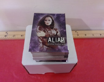 Vintage Artist Trading Cards, Alias Season Three Premium Trading Cards, 81 Card Set Complete in a Cardboard Case, 2004
