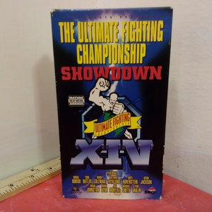 Vintage VHS Tape Set, The Ultimate Fighting Championship Showdown XIV, 1997~