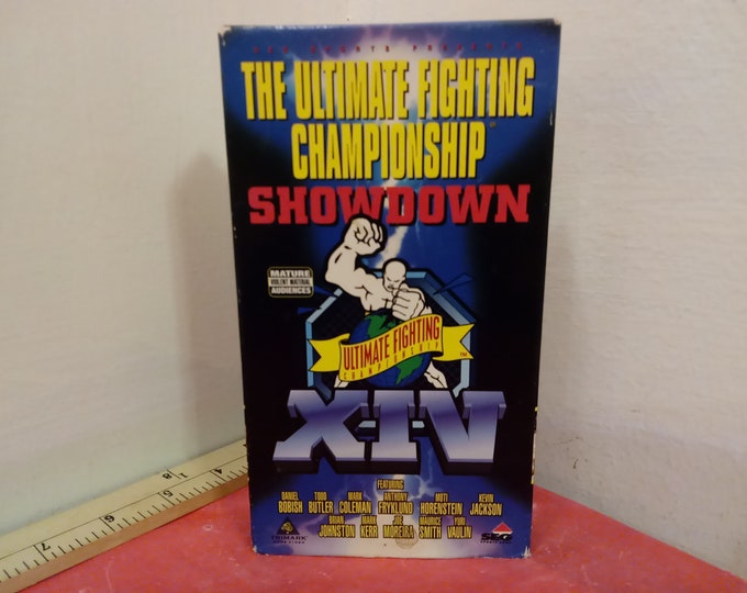 Vintage VHS Tape Set, The Ultimate Fighting Championship Showdown XIV, 1997~