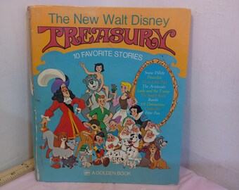 Vintage Children's Books, Walt Disney's Mystery in Disneyville, The New Walt Disney Treasury, The Mouse and the Elephant, or Peter Rabbit