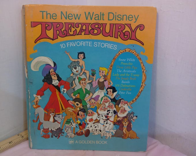 Vintage Children's Books, Walt Disney's Mystery in Disneyville, The New Walt Disney Treasury, The Mouse and the Elephant, or Peter Rabbit
