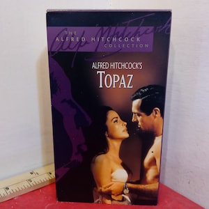 Vintage VHS Tape, Topaz, Alferd Hitchcock, 1999~