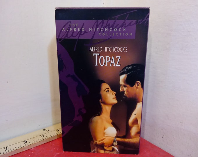 Vintage VHS Tape, Topaz, Alferd Hitchcock, 1999~