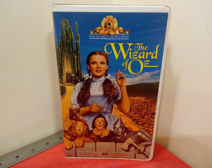 Vintage VHS Movie Tape, The Wizard of Oz, Judy Garland, 1996~