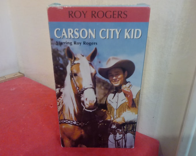 Vintage VHS Tapes, Roy Roger Movies, Carson City Kid, Bells of Rosarita, Saga of Death Valley or Ghost of One Arm Johnny, 1980's/90's#