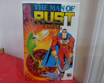 Vintage Blackthorne Comic Books, The Man of Rust, 1990's