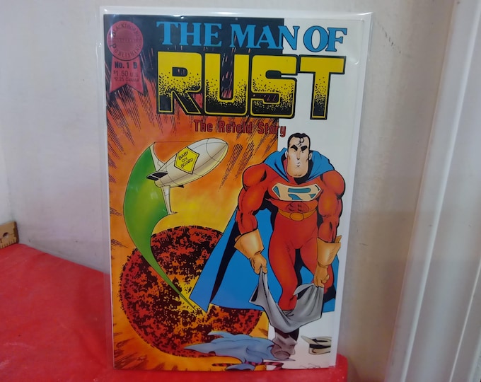 Vintage Blackthorne Comic Books, The Man of Rust, 1990's