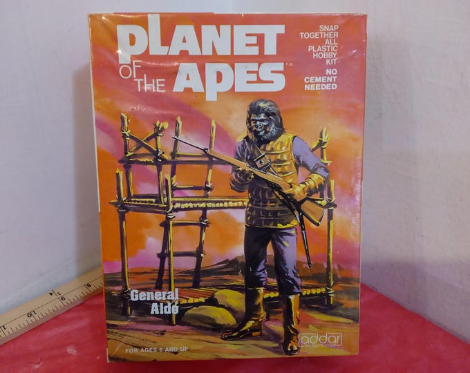 Vintage Model Kit, Planet of the Apes Model Kit, General Aldo Model Kit, Addar Products Corp, 1973#