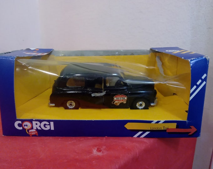 Vintage London Taxicab, London Taxicab by Corgi in Original Box, Model #425, 1984