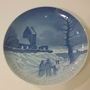 Vintage Collector Plate, Bing & Grondahl 1895-1965 Porcelain Plate, Copenhagen, 1960&#39;s