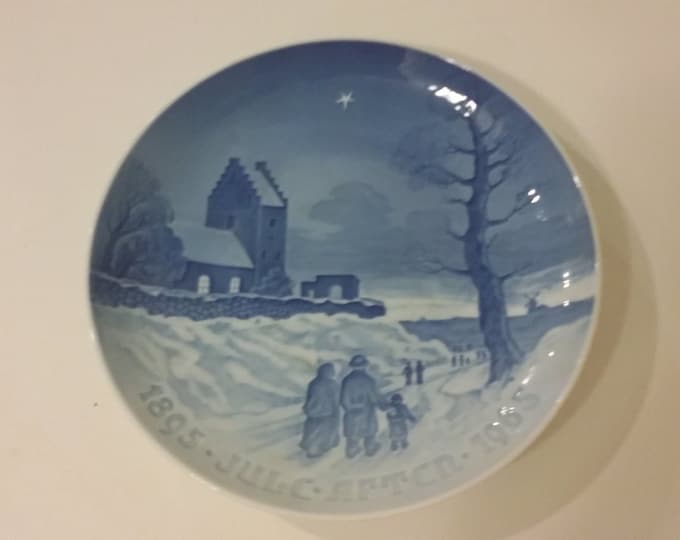 Vintage Collector Plate, Bing & Grondahl 1895-1965 Porcelain Plate, Copenhagen, 1960's