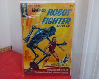 Vintage Gold Key Comic Books, Magnus Robot Hunter 4000 AD, 1960/70's