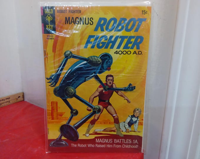 Vintage Gold Key Comic Books, Magnus Robot Hunter 4000 AD, 1960/70's
