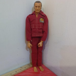 Vintage Action Figures, Six Million Dollar Man Action Figures, Lee Majors and Oscar by Universal City, 1973#