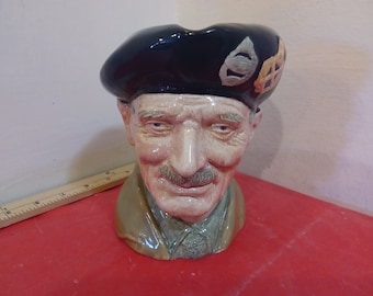 Vintage Figurine Mug, Royal Doulton Toby Mug, Monty, 1960's