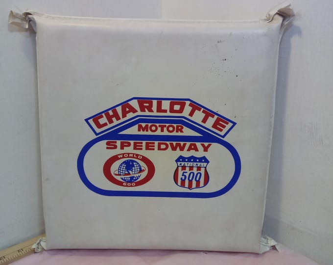 Vintage Sports Seat Cushions, Winston Racing Daytona Beach, Los Angeles Olympics, Richmond Fairgrounds, Martinsville, or Charlotte Speedway#
