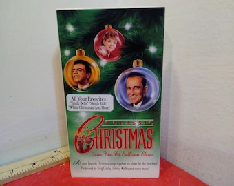 Vintage VHS Movie Tapes, A Classic Christmas from the Ed Sullivan Show#