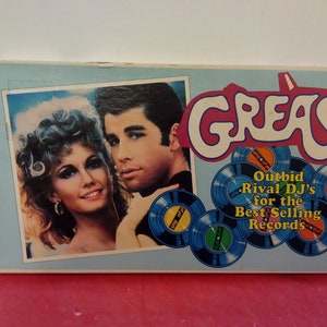 Vintage Board Game Grease by Milton Bradley 1978 Etsy