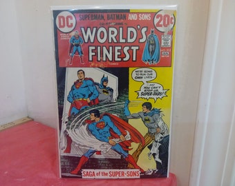 Vintage DC Comic Books, World's Finest, Various Issues, 1970's