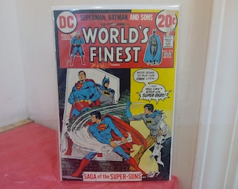 Vintage DC Comic Books, World's Finest, Various Issues, 1970's