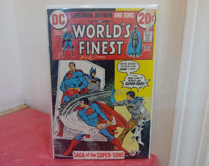 Vintage DC Comic Books, World's Finest, Various Issues, 1970's