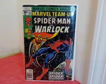 Vintage Comic Books, Marvel Comic Books, Marvel Team-Up Featuring Spiderman with Others, 1970's