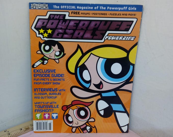 Vintage Coloring and Activity Books, Powderpuff Girls Coloring, Magazines, Activity or Sticker Books