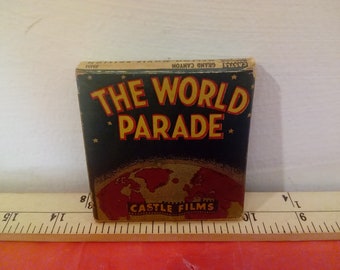 Vintage Movie Film, World Parade &quot;Grand Canyon&quot; #8238 by Castle Films, 8MM Melton Movie Edition, 1940&#39;s#