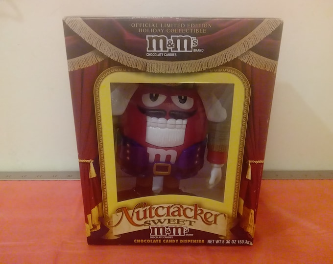 M & M's Holiday Collectible, Nutcracker Sweet Red Candy Dispenser, 2018