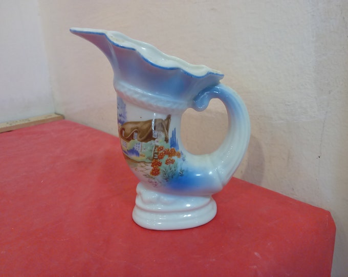 Vintage Horn of Plenty Vase, Made in Japan, 1960's