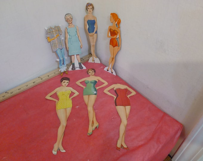 Vintage Paper Dolls, Granny, Merry MFG 1964, and Others, 1960's
