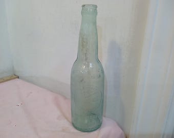 Vintage Beer Bottle, Home Brewing Co. Richmond VA., Home Beer Bottle with Goose, Keg, and Tree Stump Engrave on Bottle, On Bottom is 609 3