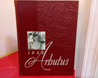 Vintage University and High School Yearbooks, Arbutus/Indiana, Panther/Avilla Indiana, or the Mountaineer/Waynesville, 40's/50's
