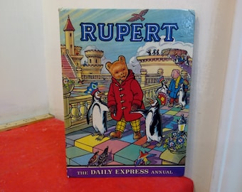 Vintage Children's Books, Rupert Children's Books, A Daily Express Publication, 1950-1970's