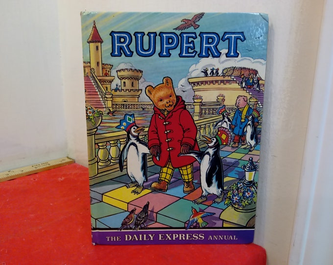 Vintage Children's Books, Rupert Children's Books, A Daily Express Publication, 1950-1970's