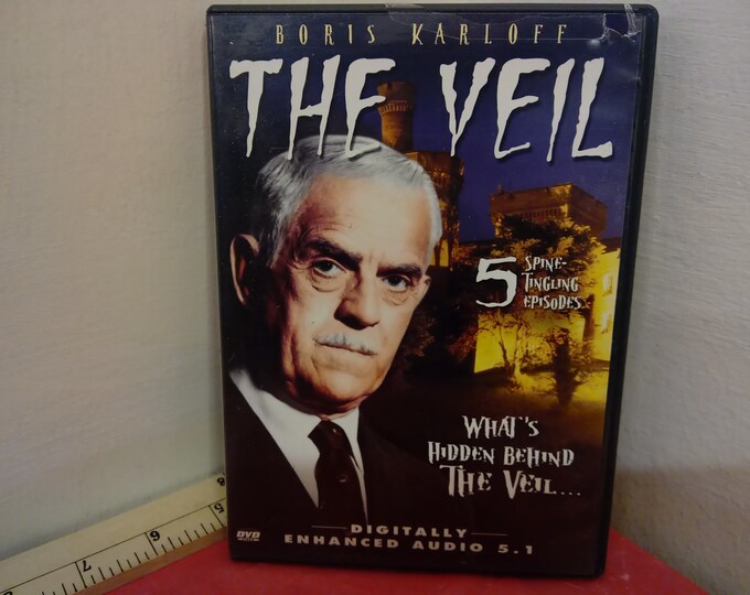 Vintage DVD Movie, The Veil, DVD Disc, Boris Karloff, 2004~