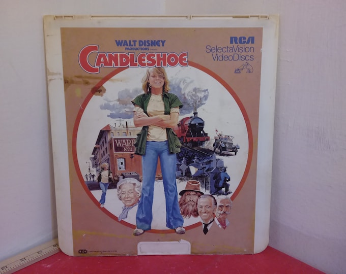 Vintage Video Disc Movie, Walt Disney "Candleshoe" by RCA Select Vision Video Discs, 1980's