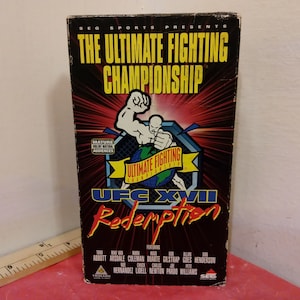 Vintage VHS Tape Set, The Ultimate Fighting Championship Redemption XVII, 1998~
