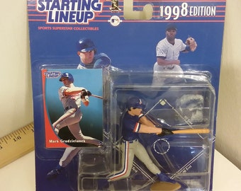 Vintage Sports Action Figure, Starting Lineup by Kenner, Mark Grudzielanek, 1998